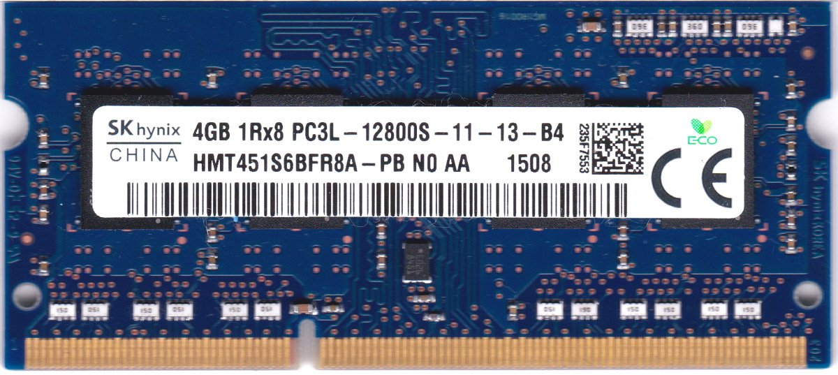 Hynix 4GB DDR3 1600 MHz HMT451S6BFR8A-PB